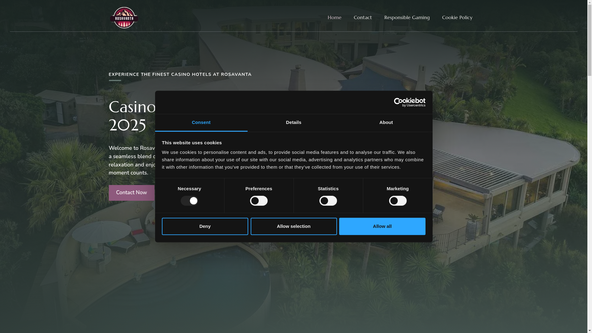 website screenshot of https://rosavanta.com/