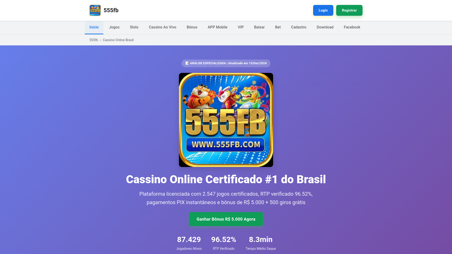 website screenshot of https://555fbss.com/