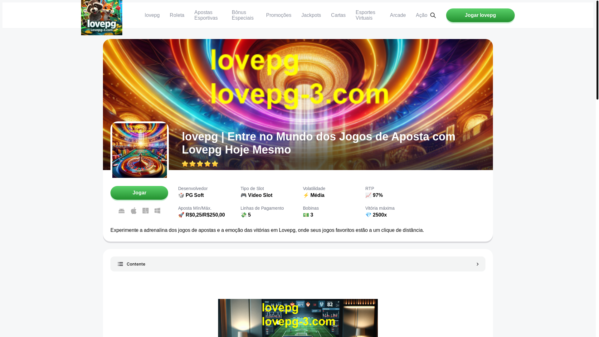 website screenshot of https://lovepg-3.com/