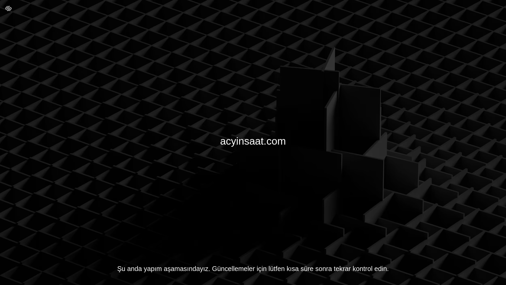 website screenshot of https://acyinsaat.com/
