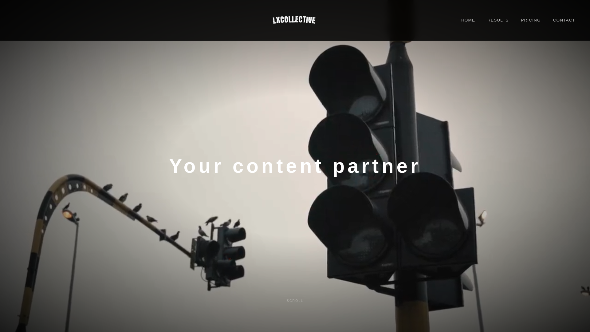 website screenshot of https://lxcollective.co/