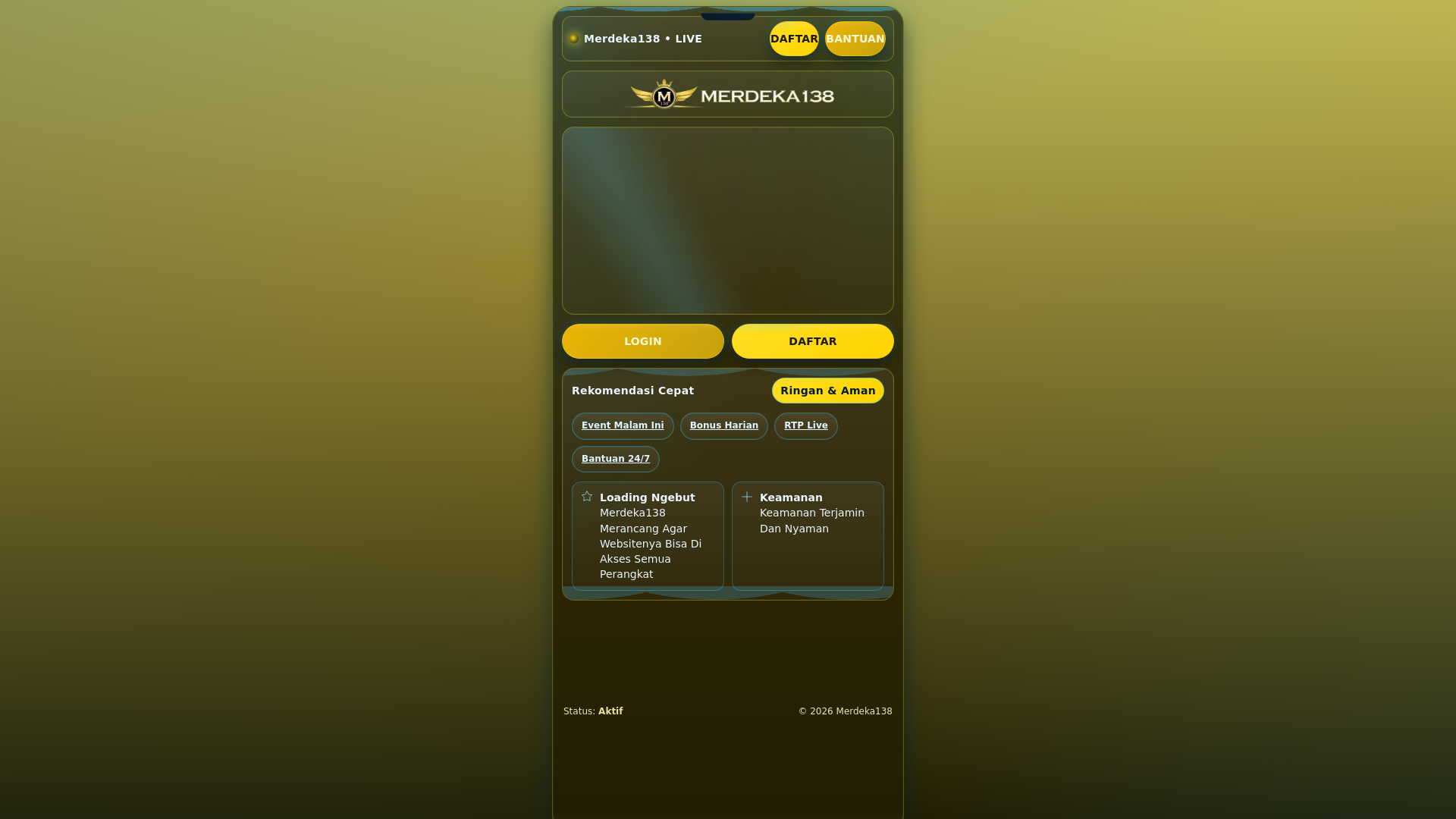 website screenshot of https://kaliniharusbisadeh.pages.dev/