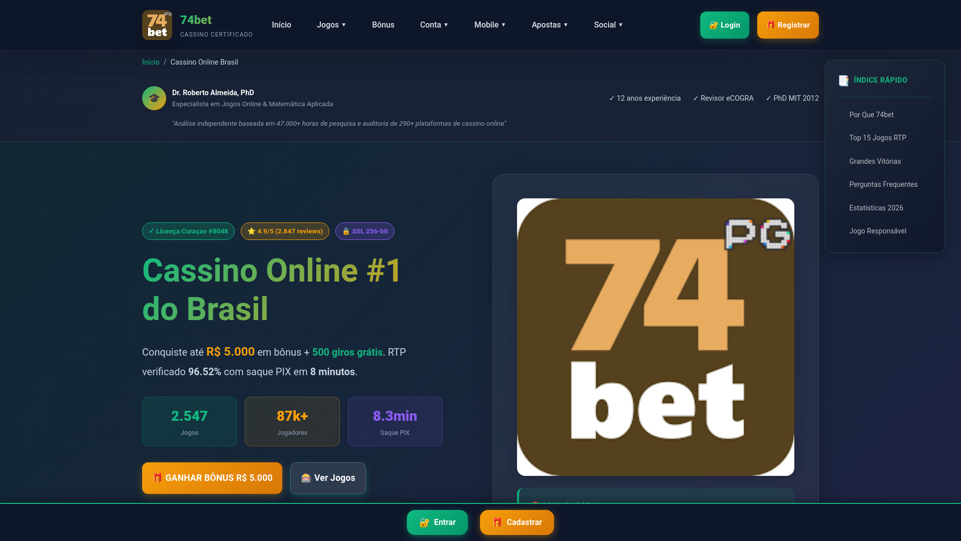 website screenshot of https://74betmu.com/