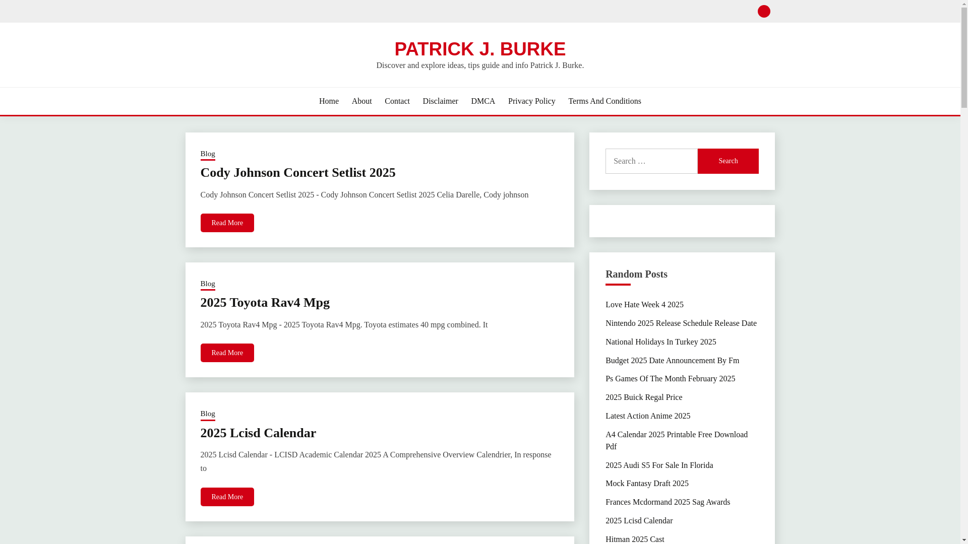 website screenshot of https://patrickjburke.pages.dev/