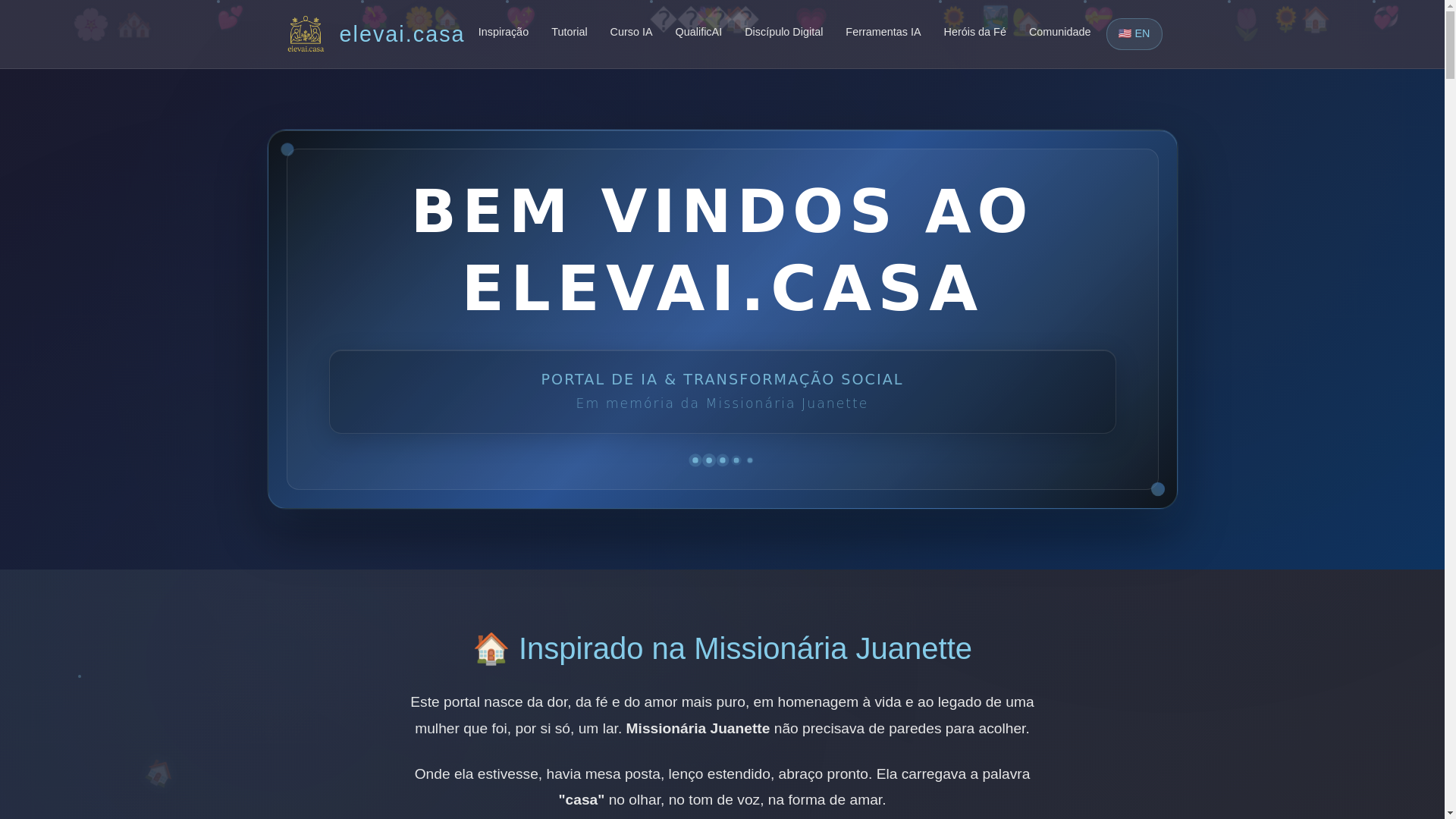 website screenshot of https://elevai-casa.pages.dev/