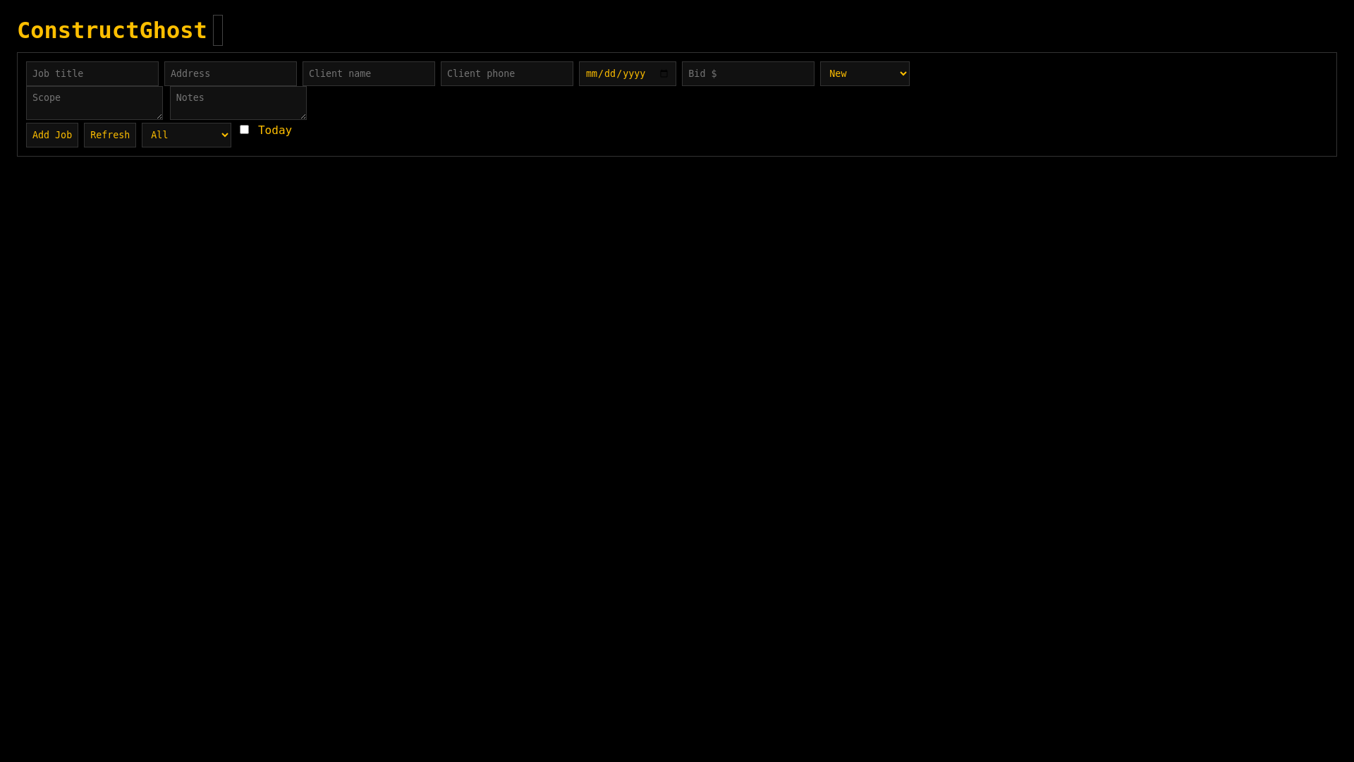 website screenshot of https://constructghost.pages.dev/