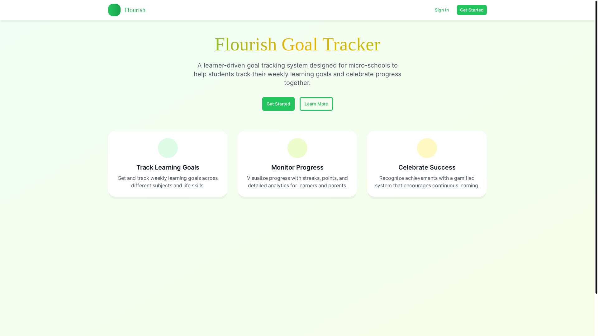 website screenshot of https://goal-tracker-dk1.pages.dev/