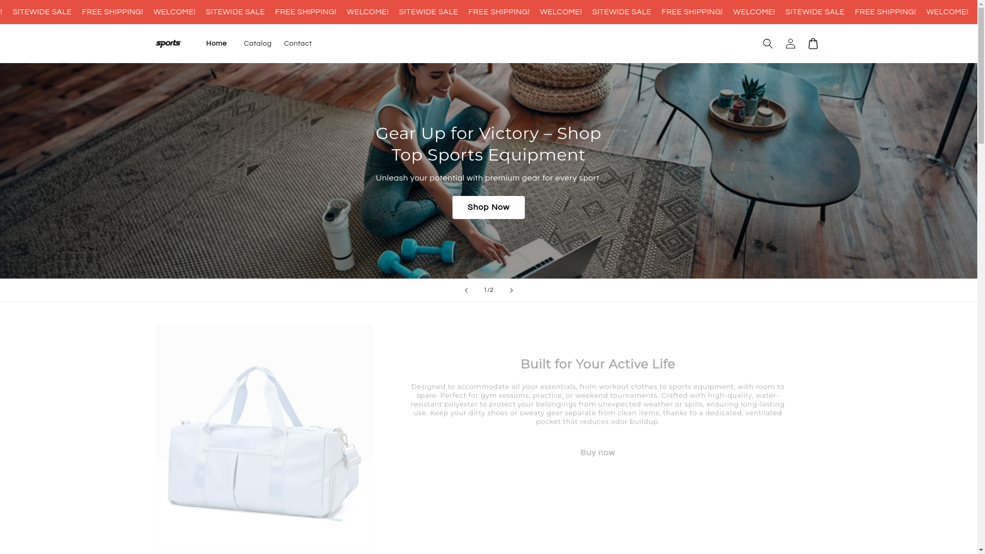 website screenshot of https://activeportstore.com/