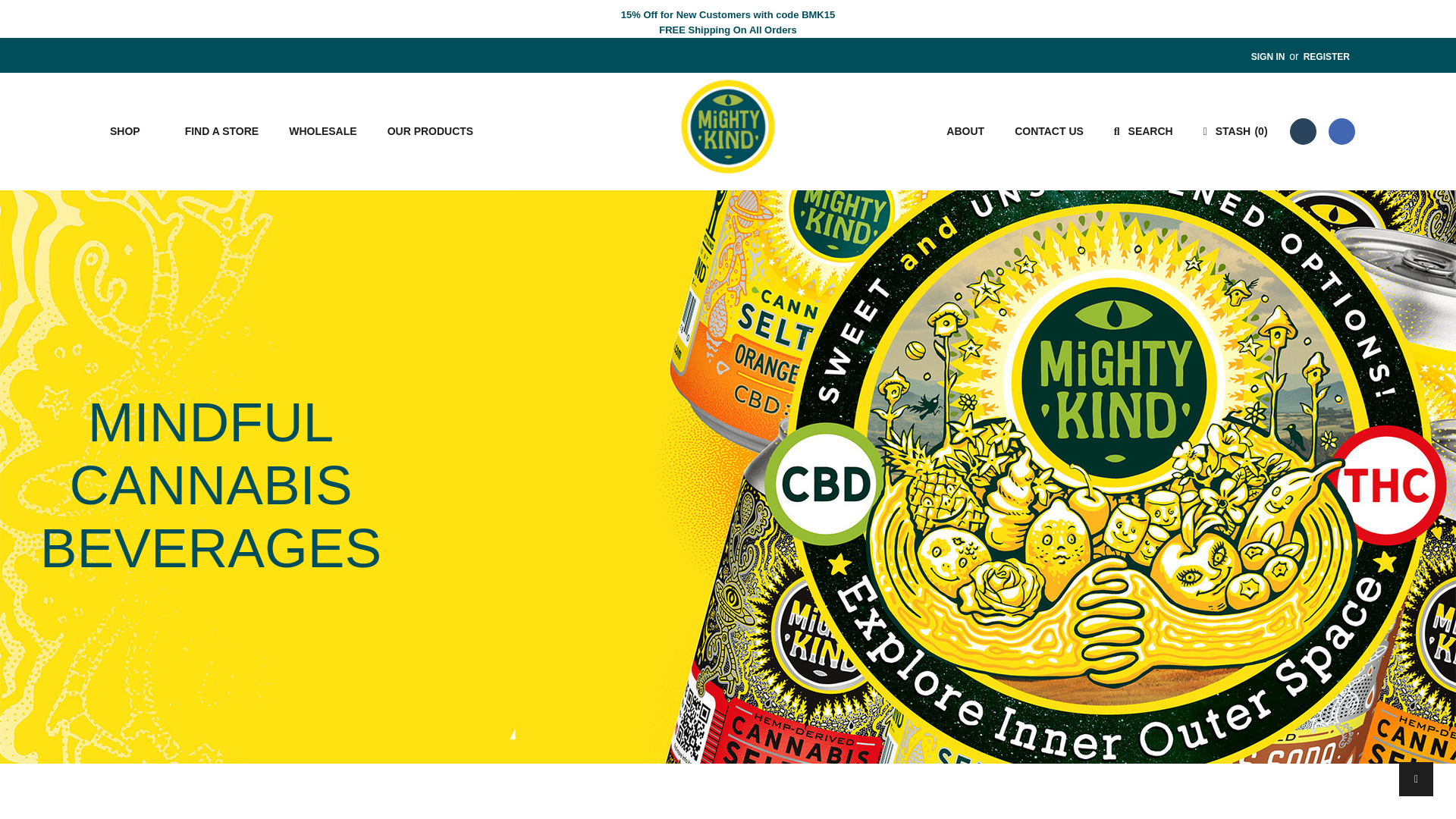 website screenshot of https://trybemightykind.com/