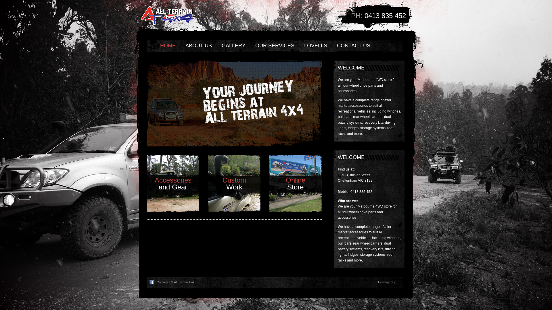 website screenshot of https://pages-allterrain4x4-com-au.pages.dev/