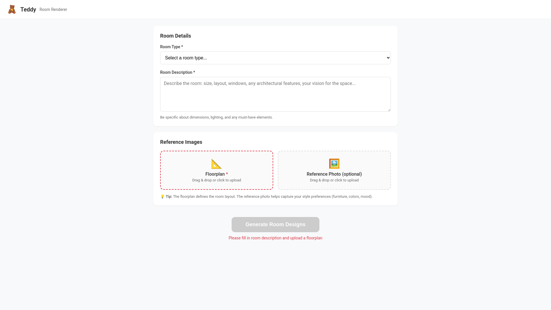website screenshot of https://teddy-3yb.pages.dev/
