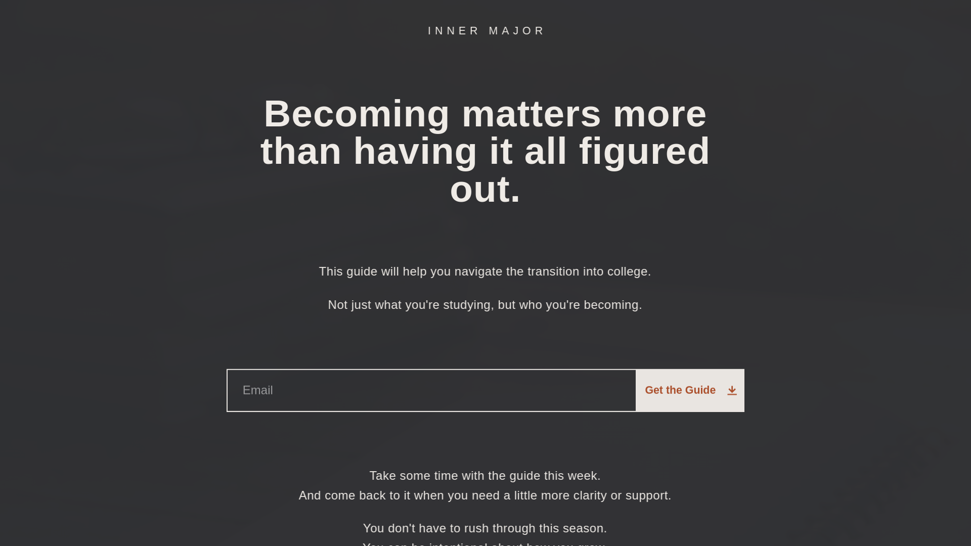 website screenshot of https://innermajor.com/