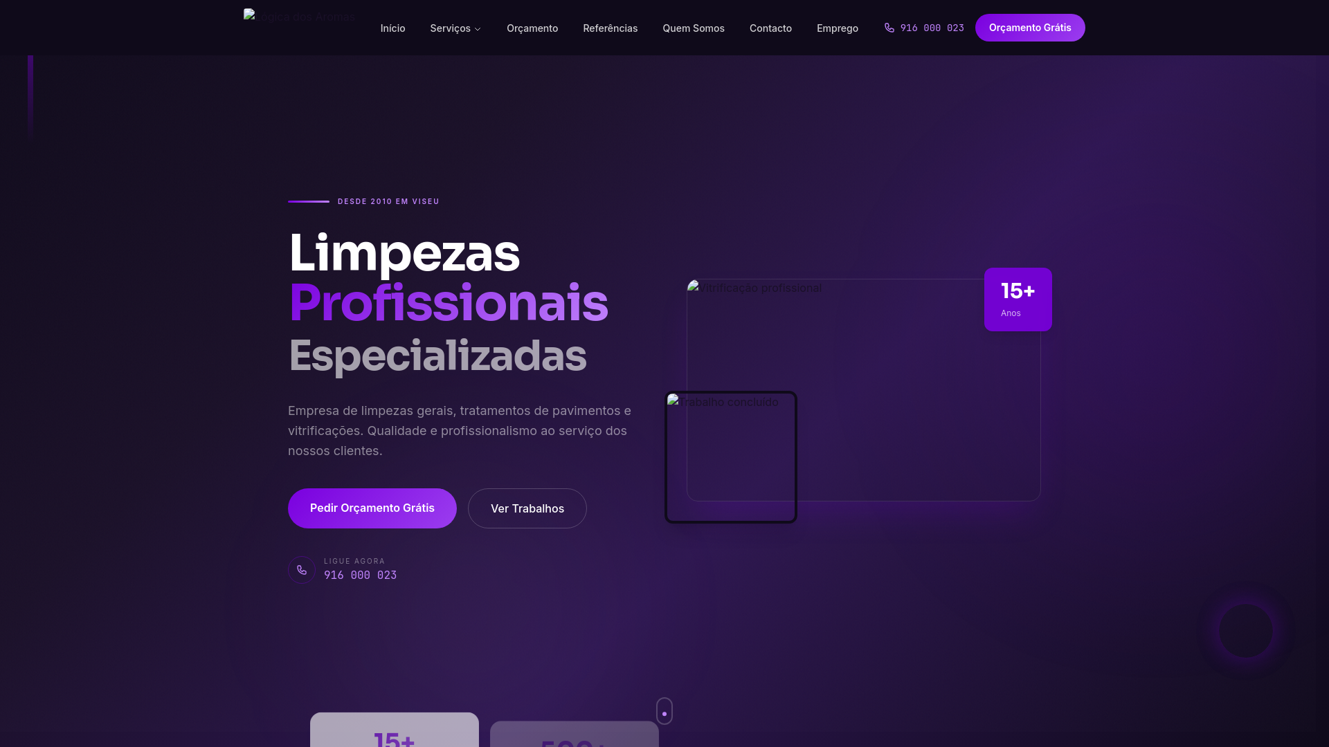 website screenshot of https://logicadosaromas-com.pages.dev/
