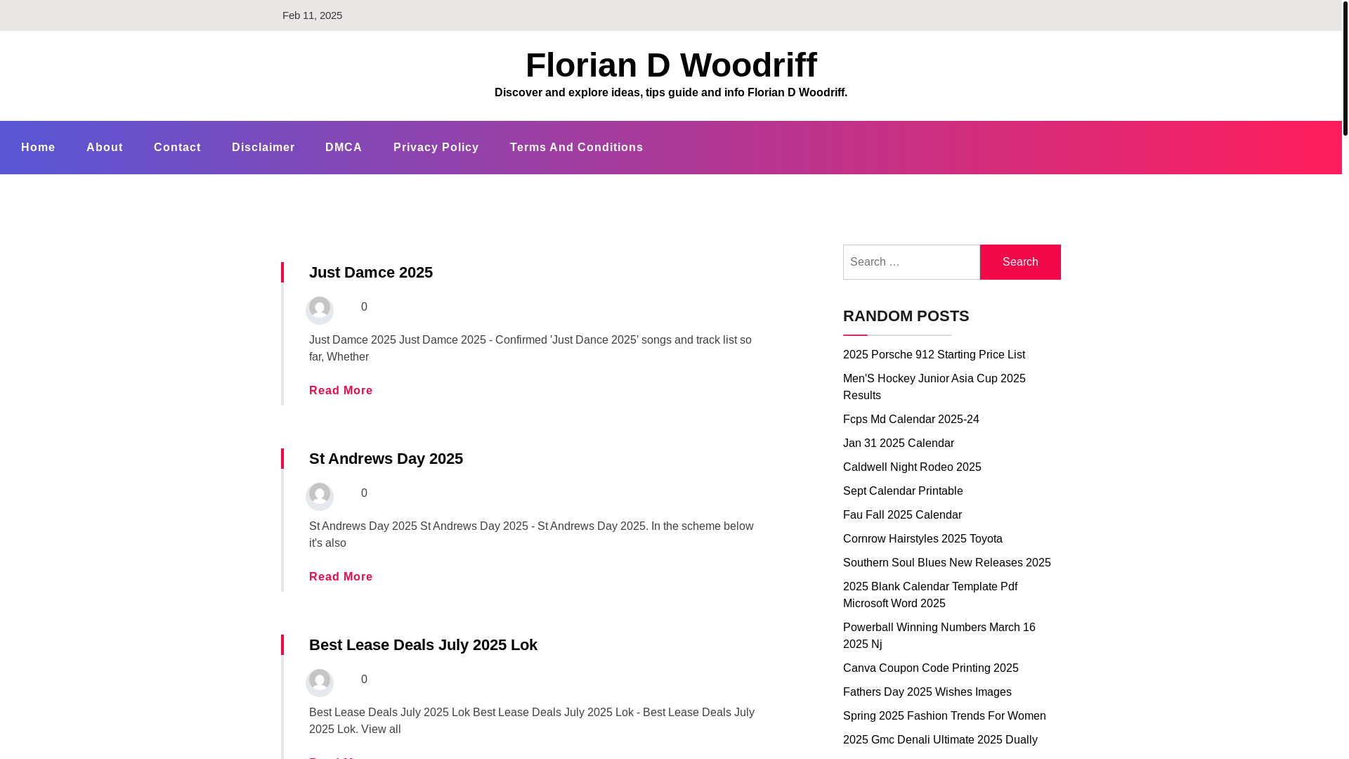 website screenshot of https://floriandwoodriff.pages.dev/