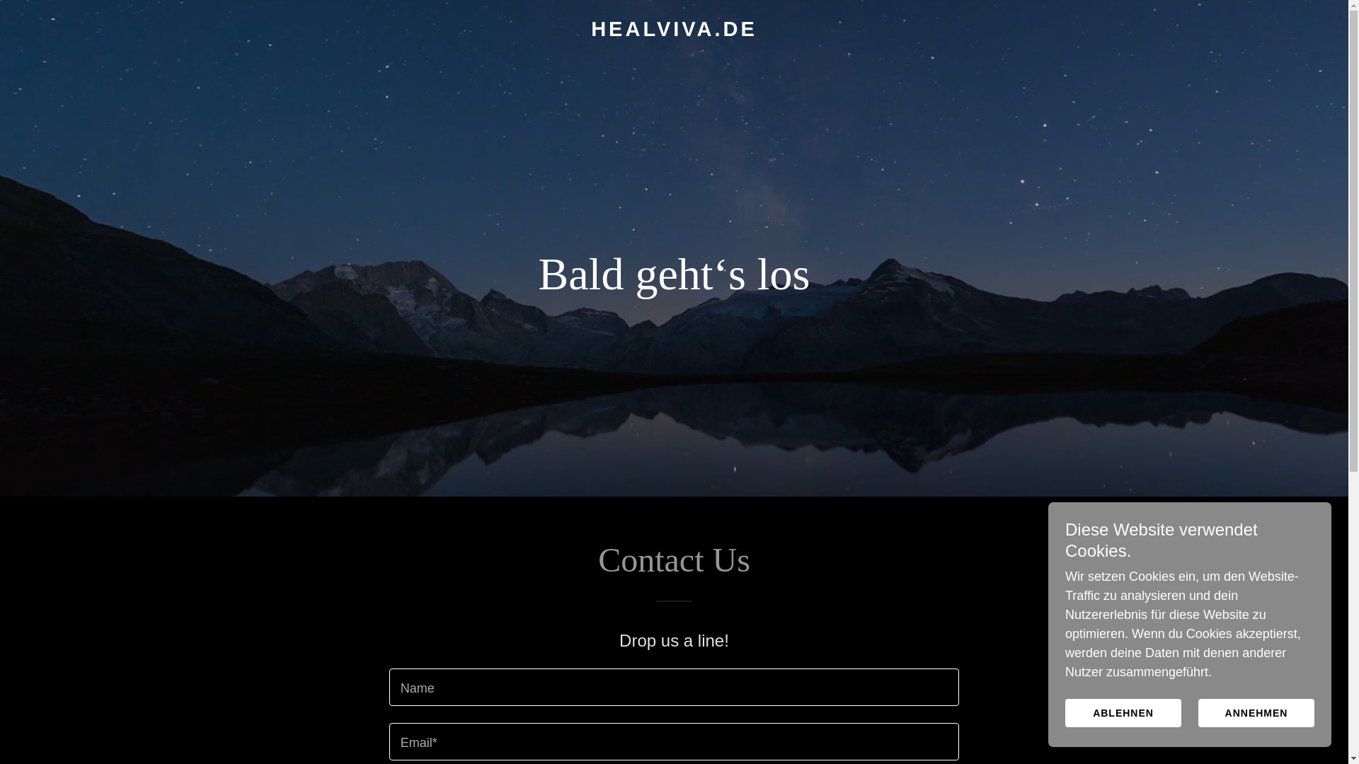 website screenshot of https://healviva.de/
