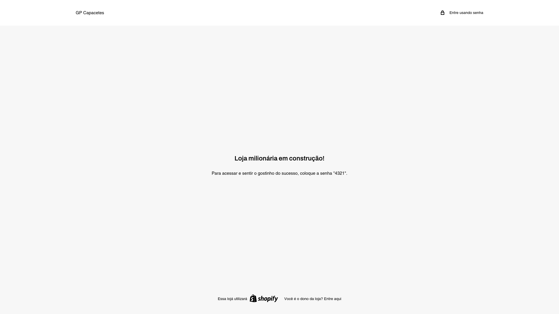 website screenshot of https://gpcapacetesoficial.shop/