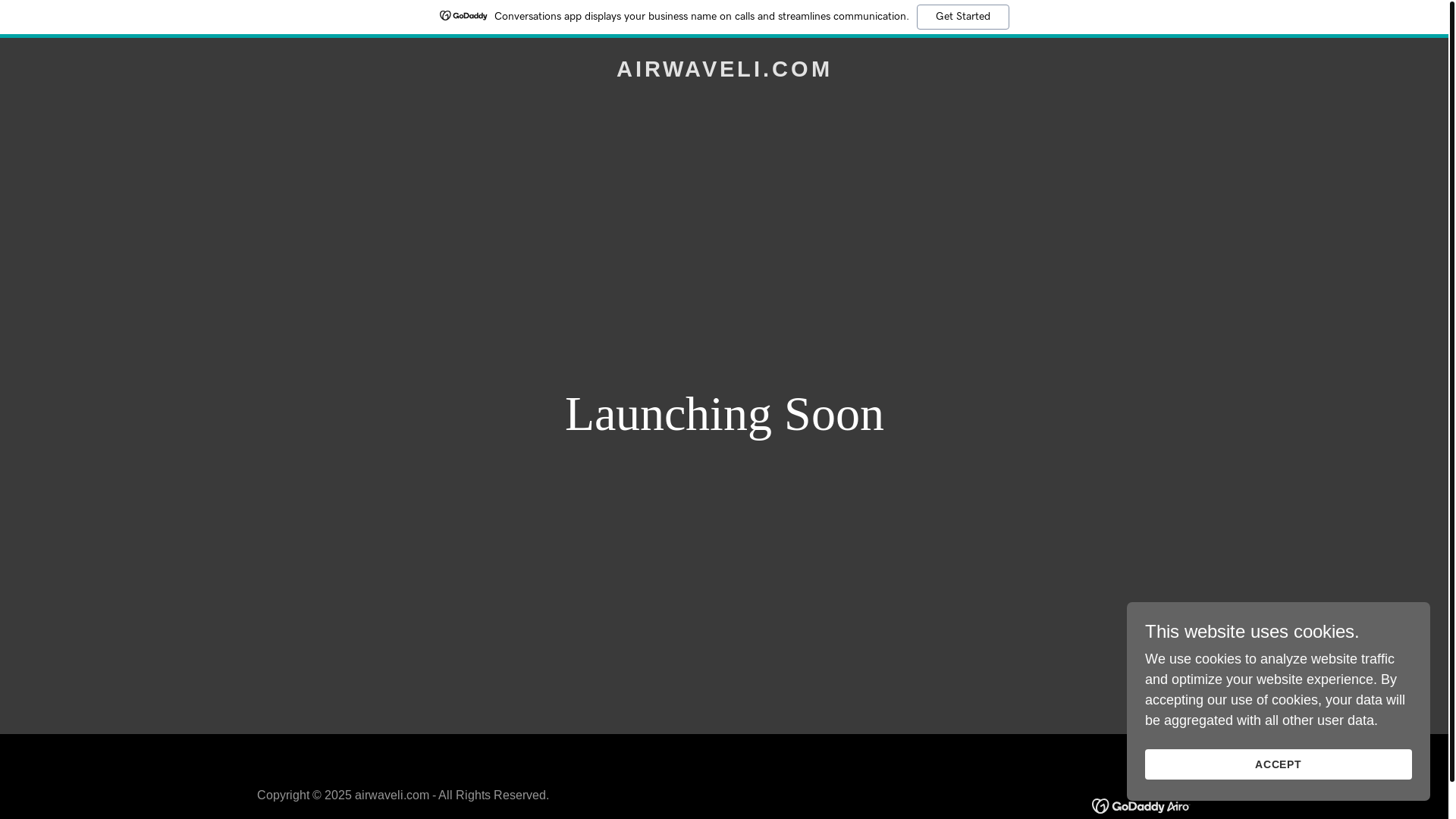 website screenshot of https://airwaveli.com/