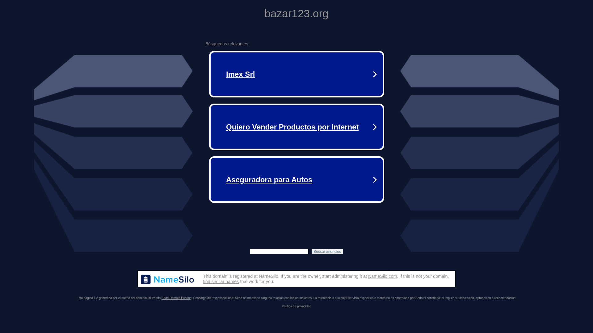 website screenshot of https://bazar123.org/