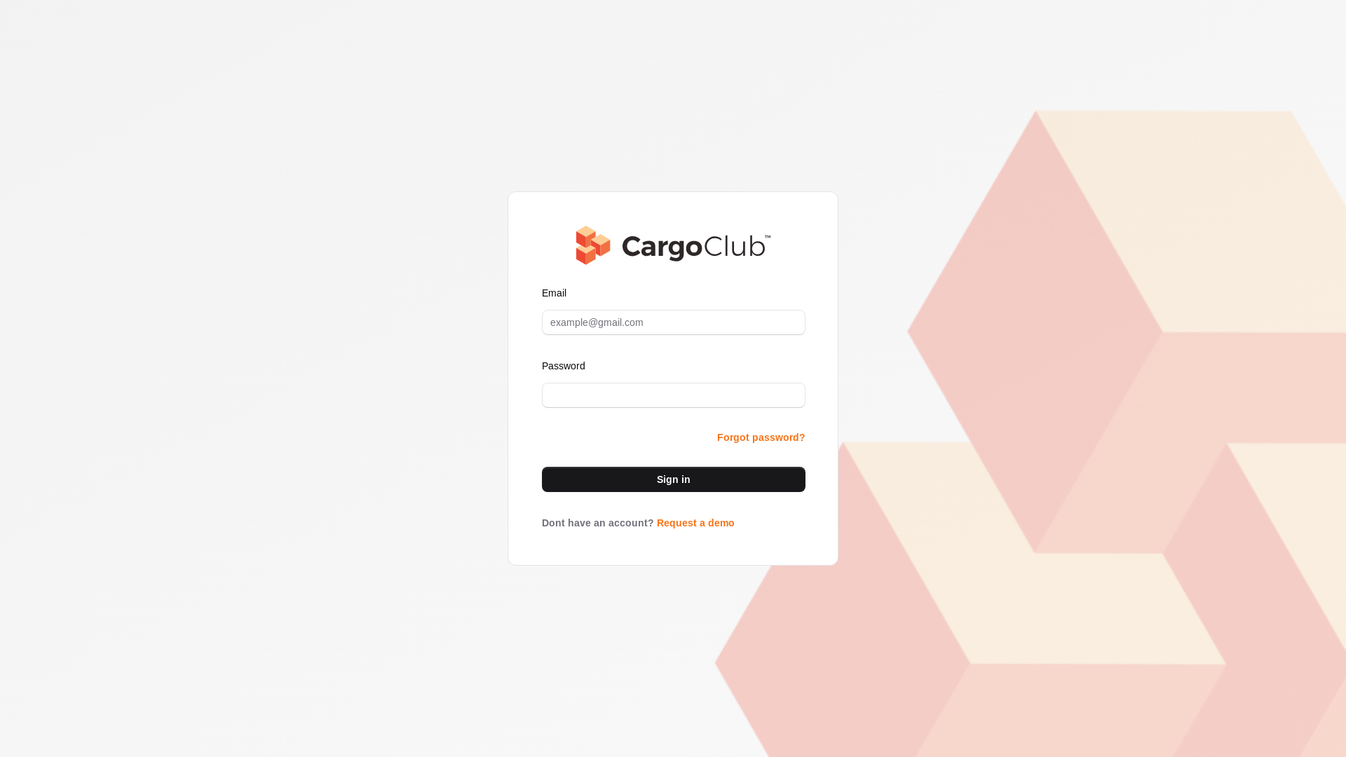 website screenshot of https://cargoclub-staging.pages.dev/