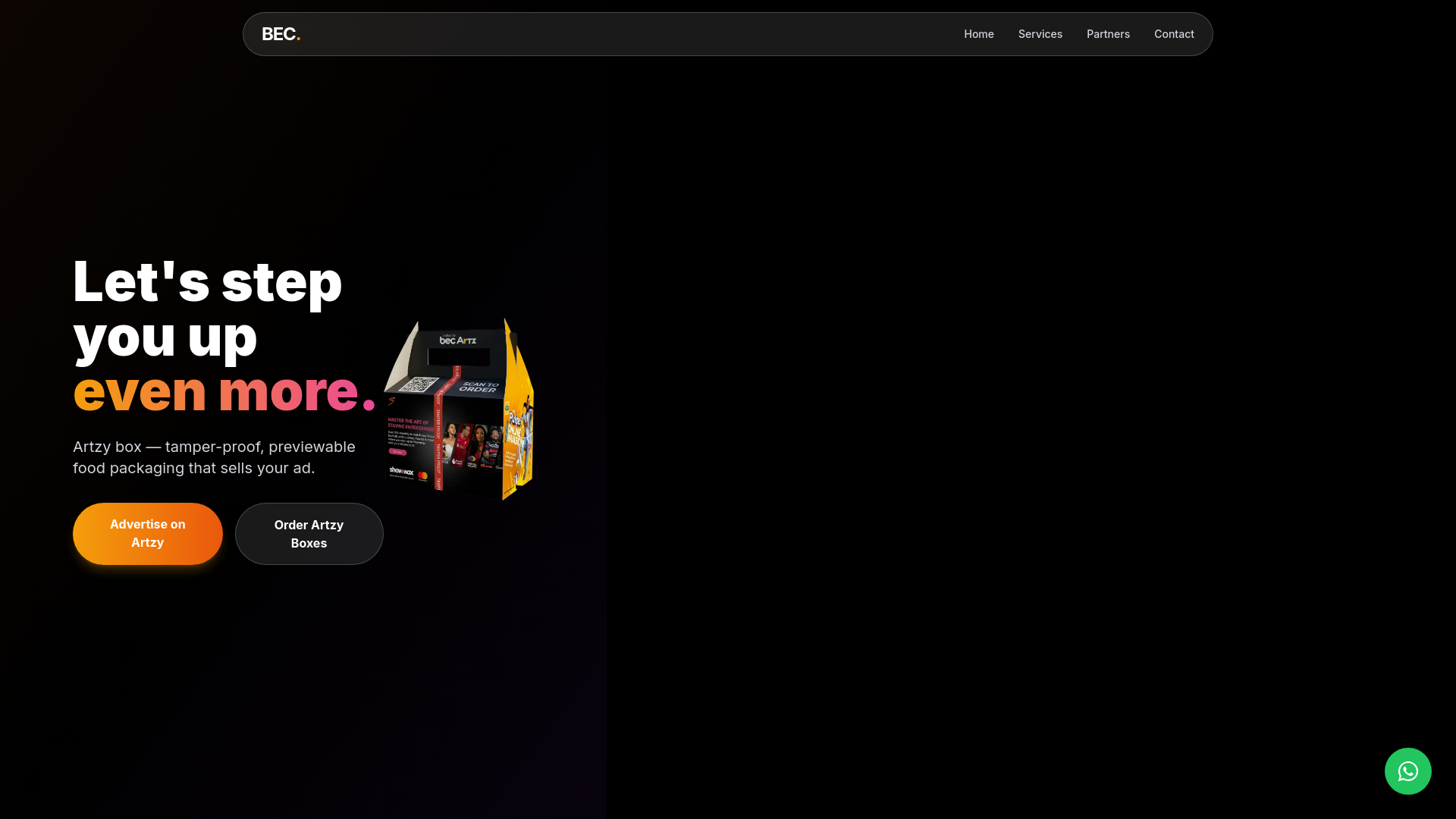 website screenshot of https://becartz.com.ng/