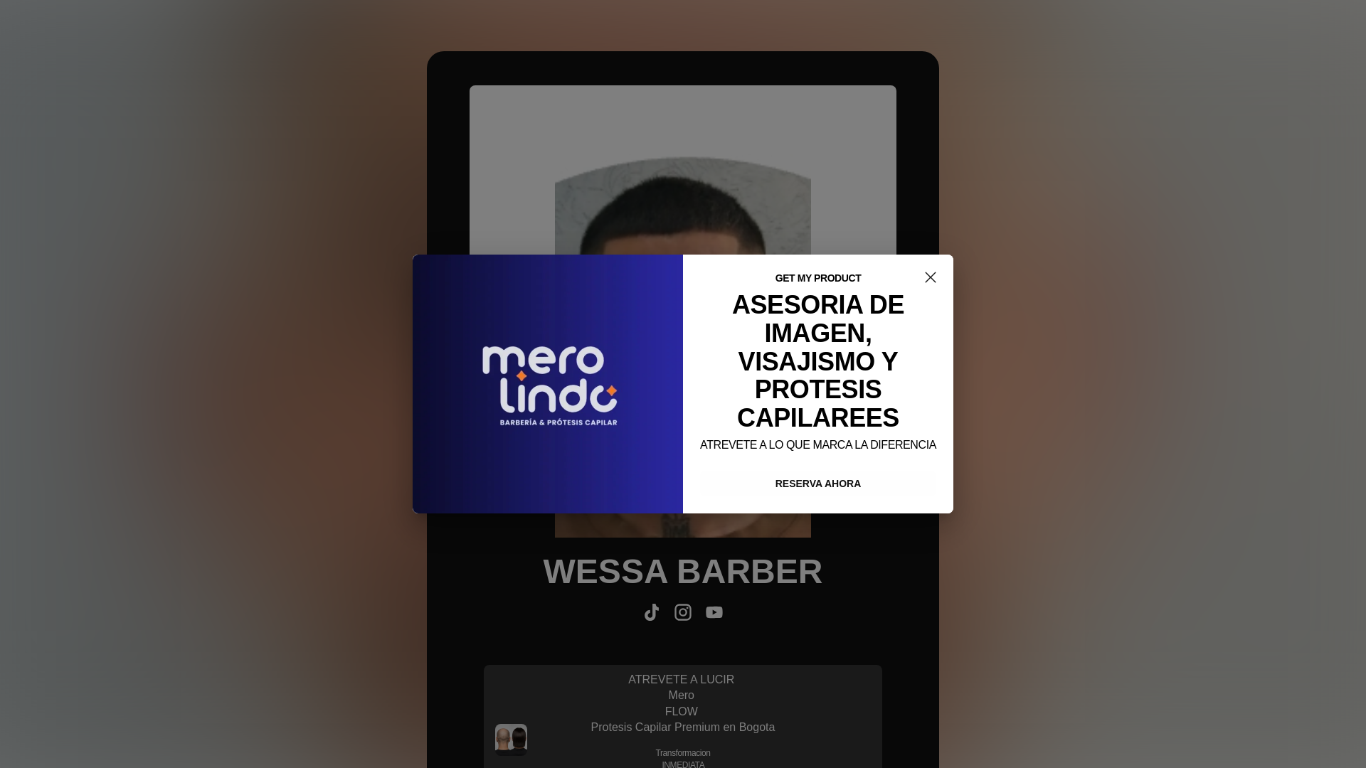 website screenshot of https://wessaa.store/