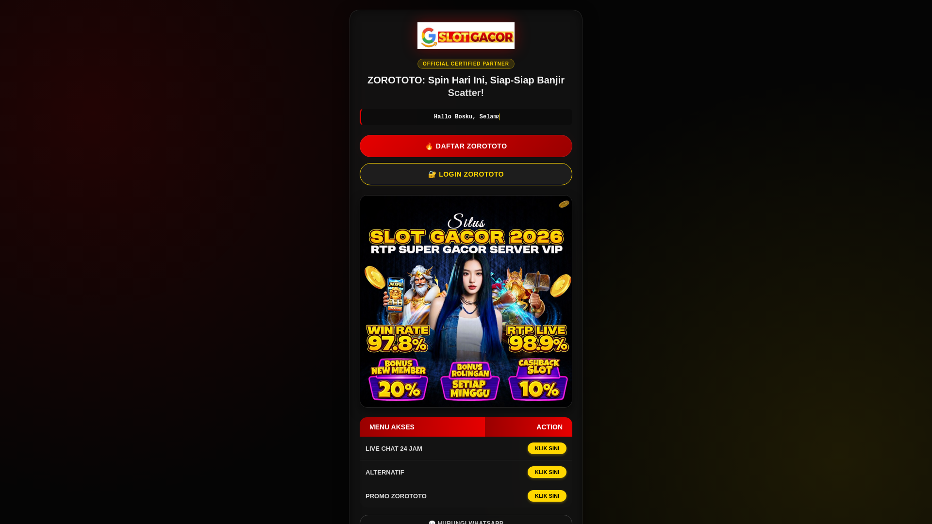 website screenshot of https://zorovsdewa.pages.dev/