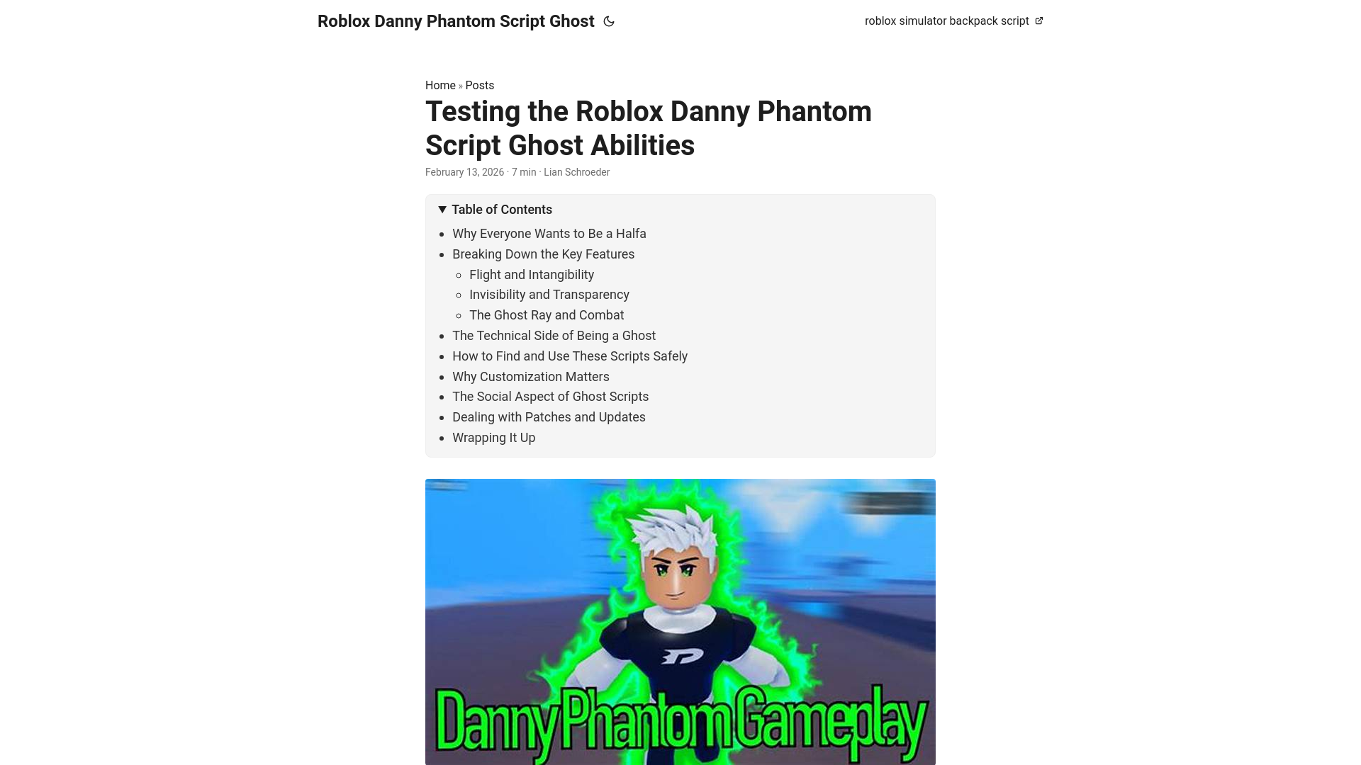 website screenshot of https://roblox-danny-phantom-script-ghost.pages.dev/
