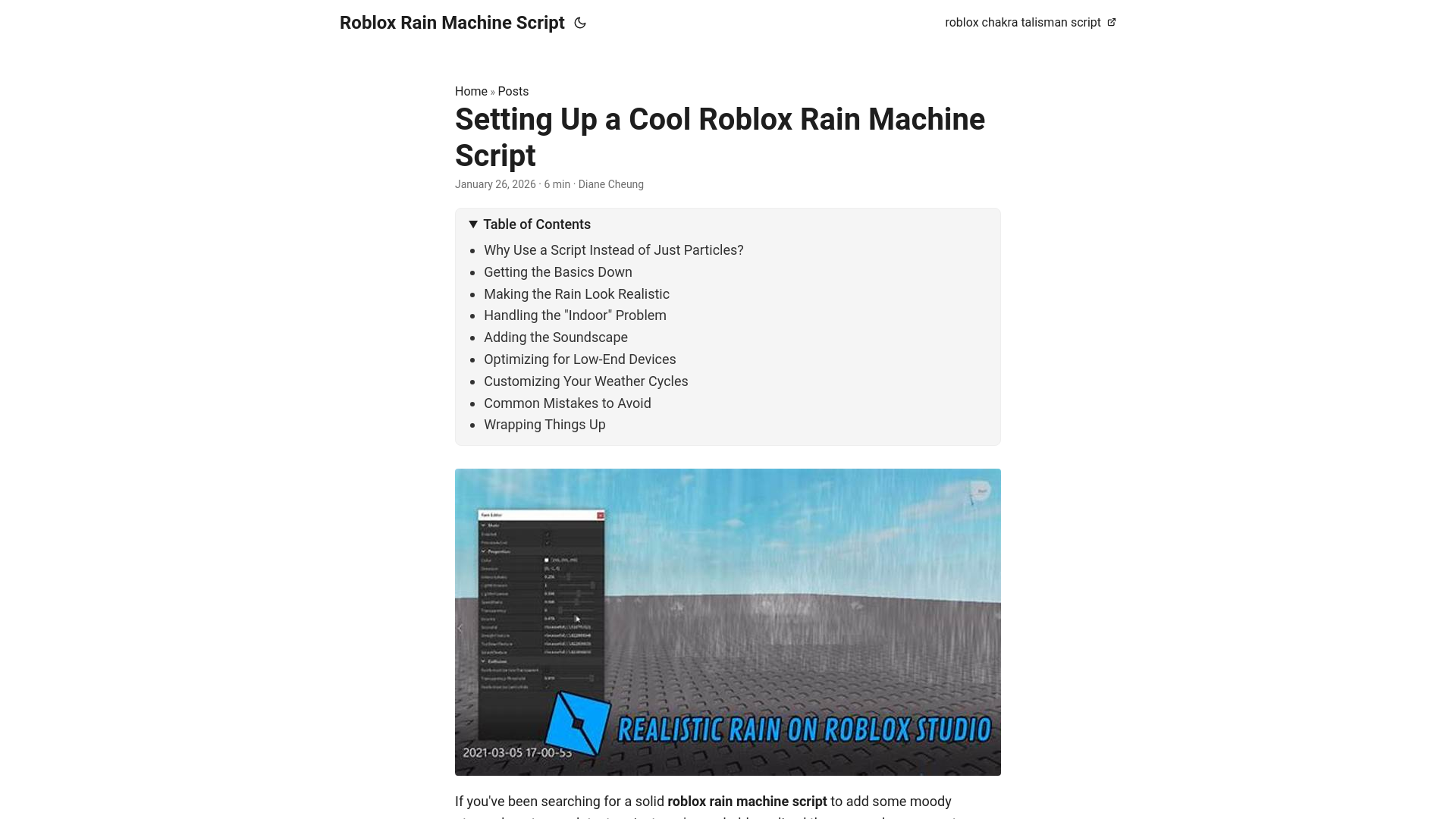 website screenshot of https://roblox-rain-machine-script.pages.dev/