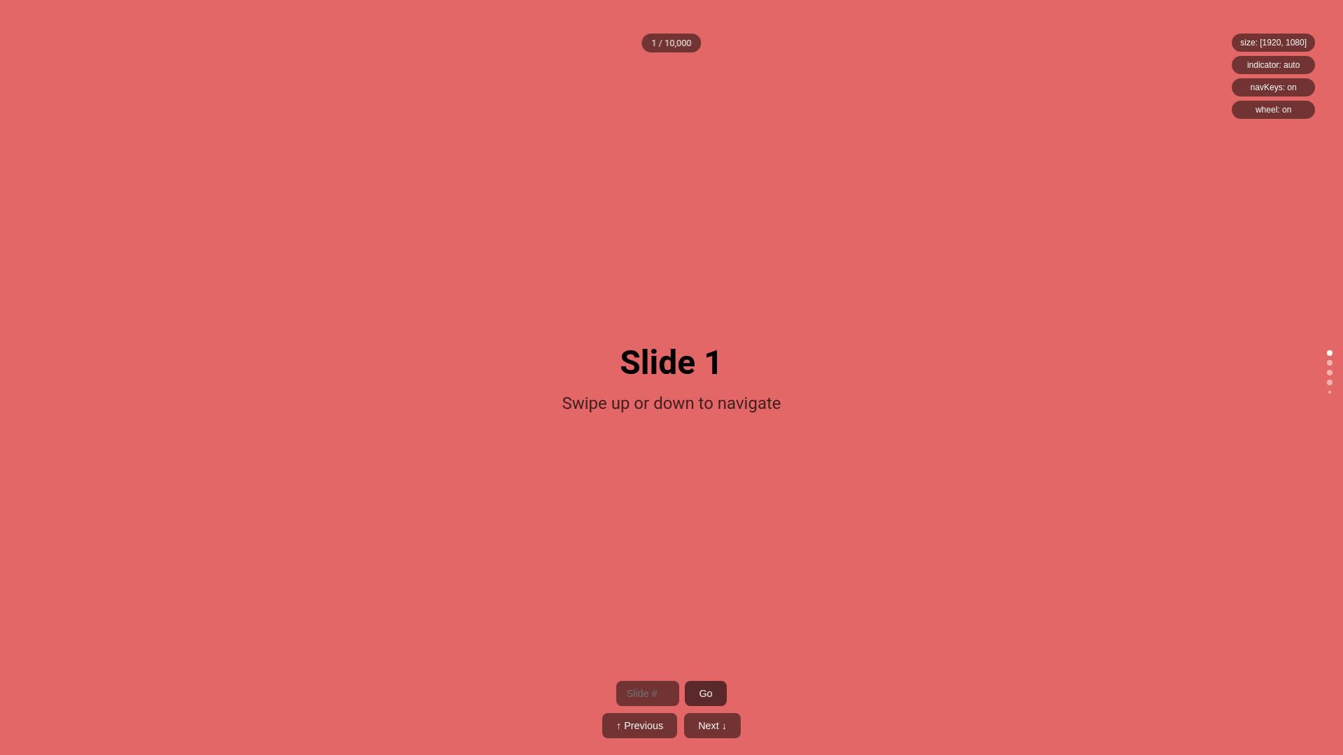 website screenshot of https://reelkit-vue-demo.pages.dev/