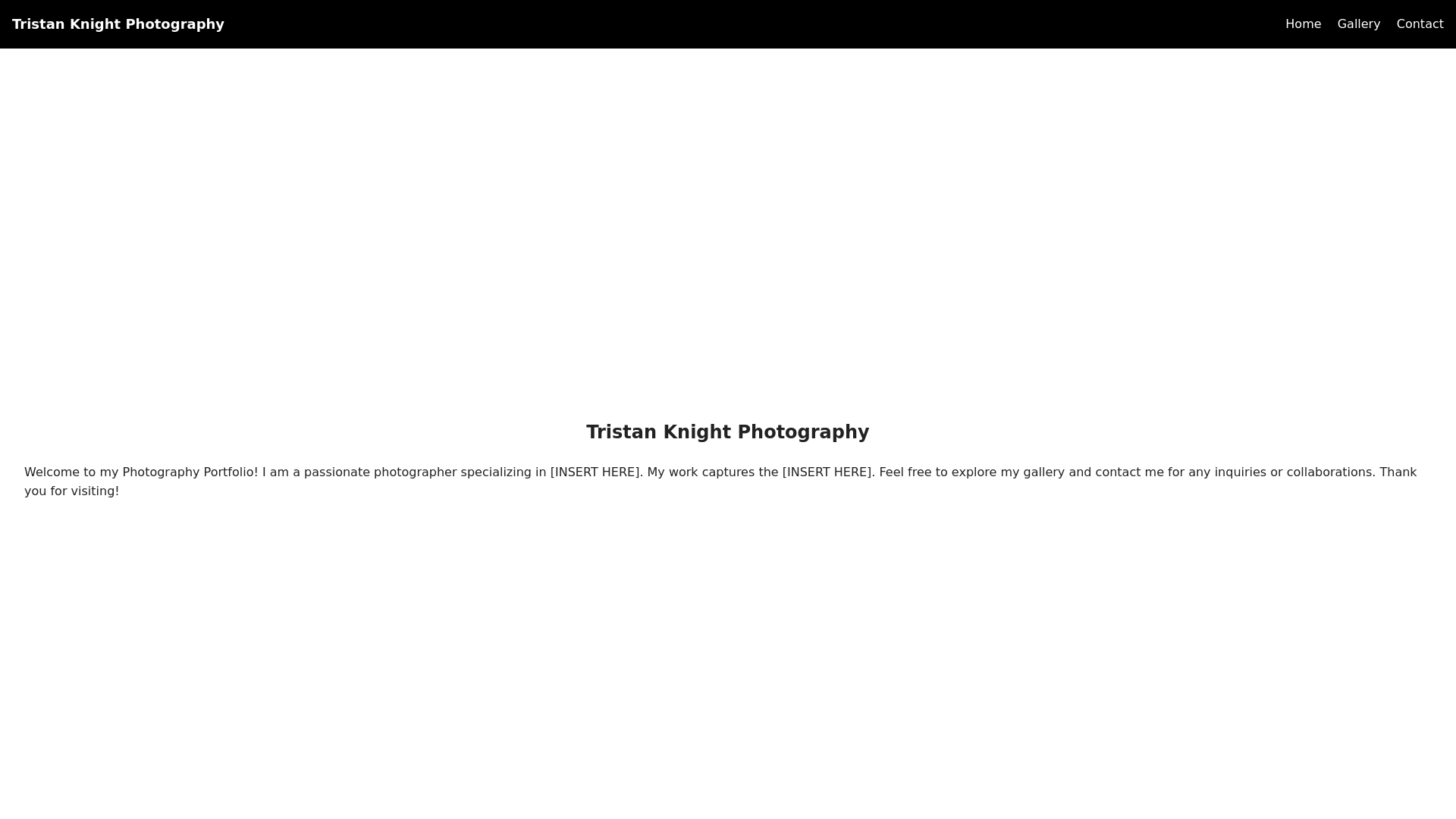 website screenshot of https://tristan-knight-website-mockup.pages.dev/