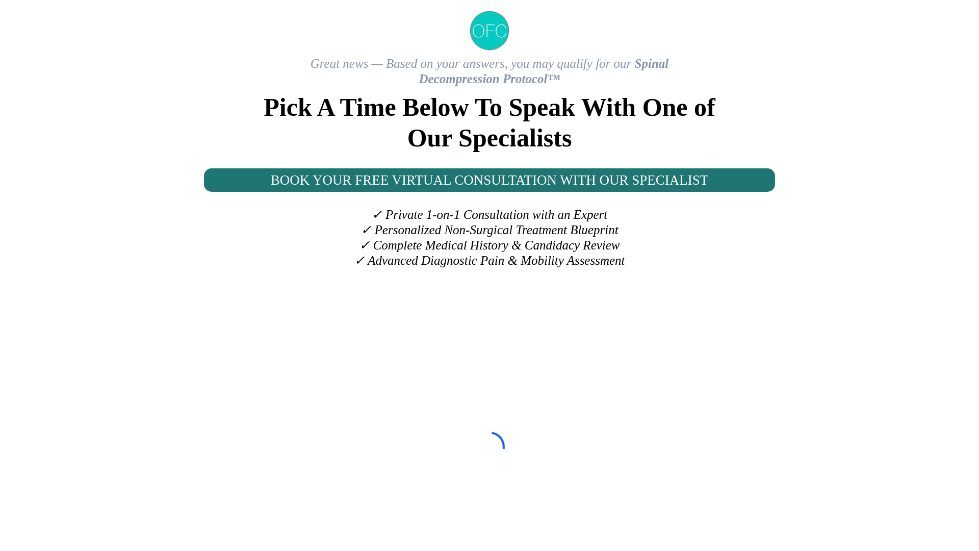 website screenshot of https://okemosfamilychiropractic.com/