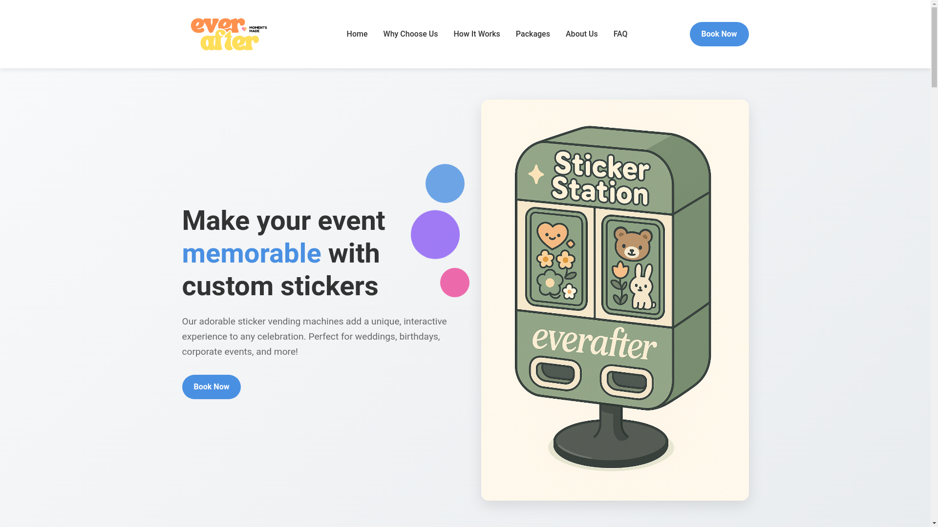 website screenshot of https://everaftervancouver.com/