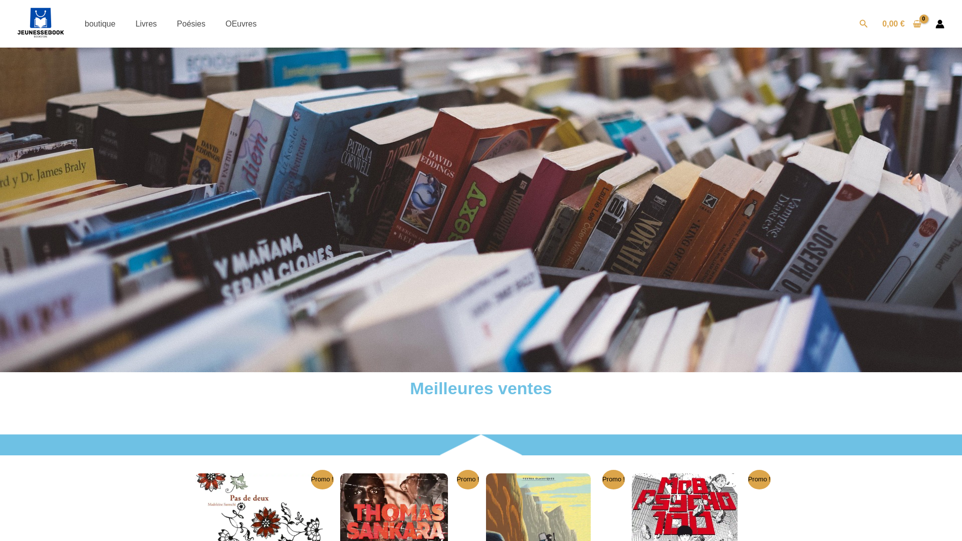 website screenshot of https://jeunessebook.com/