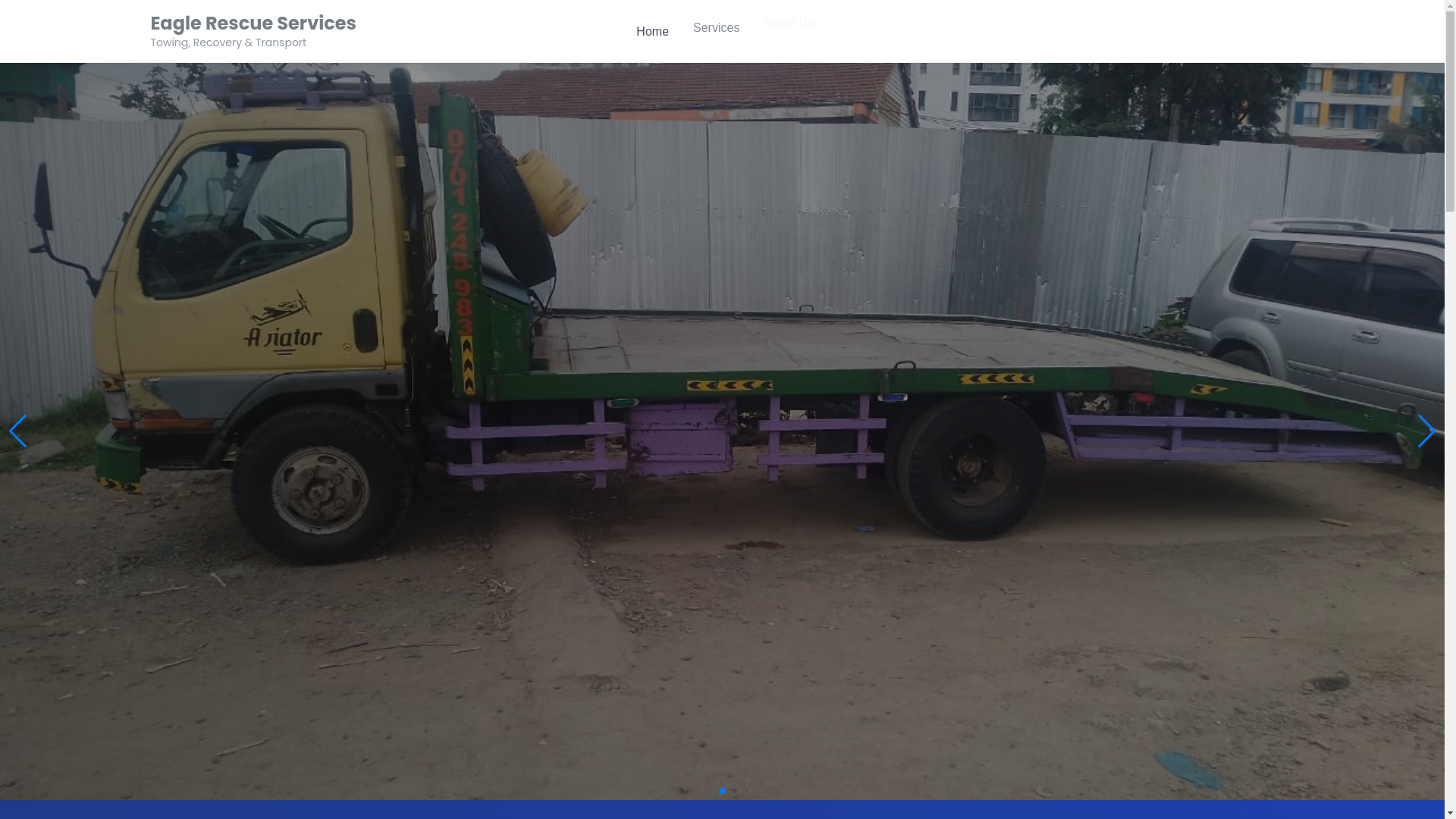 website screenshot of https://eaglerescueservices.co.ke/