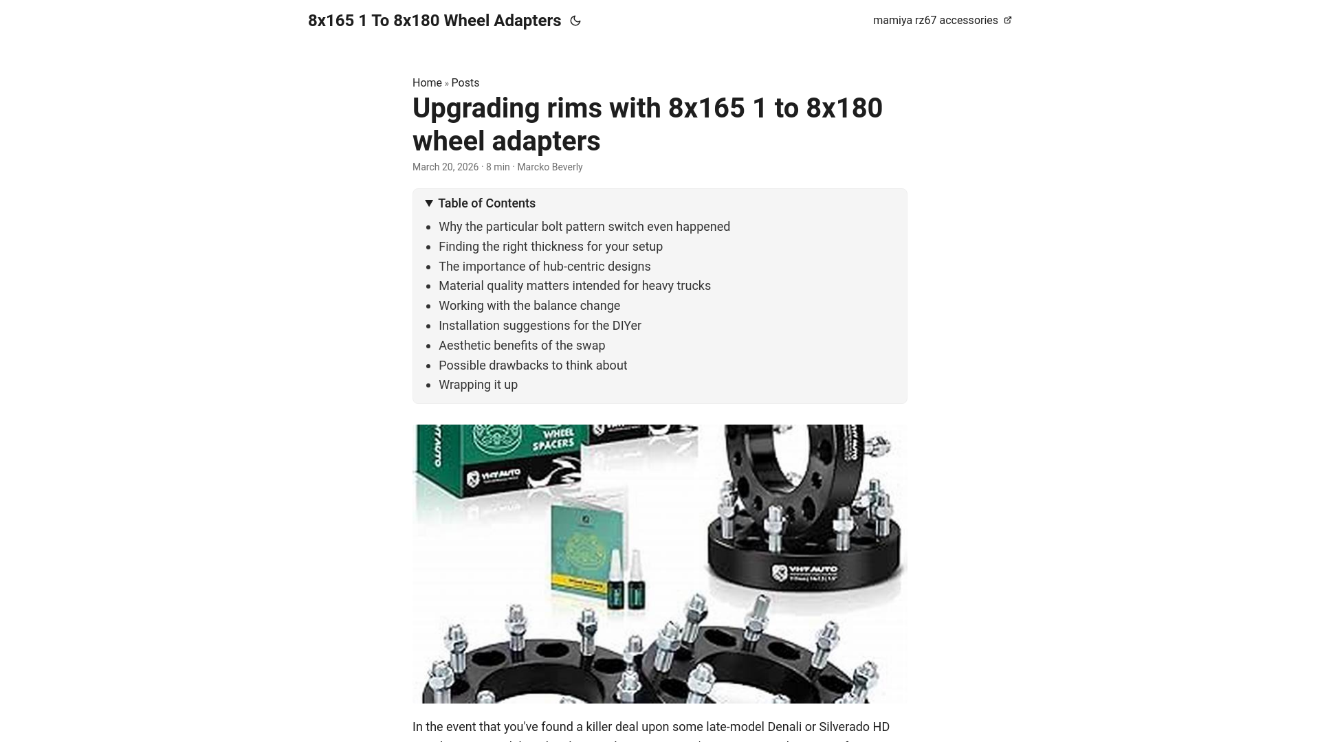 website screenshot of https://8x165-1-to-8x180-wheel-adapters.pages.dev/