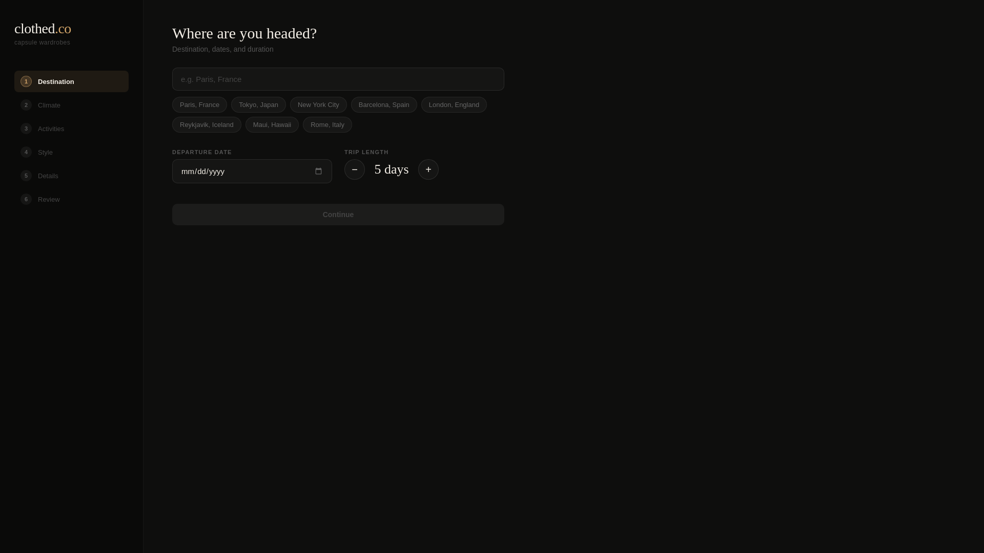 website screenshot of https://clothed-co.pages.dev/