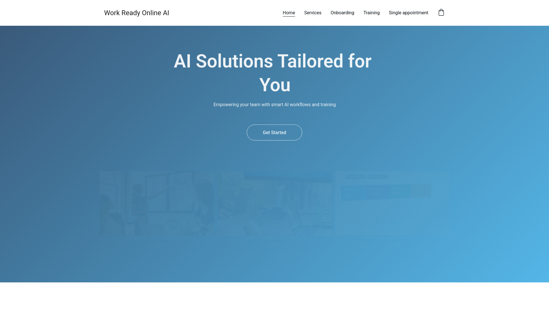 website screenshot of https://workroai.com/