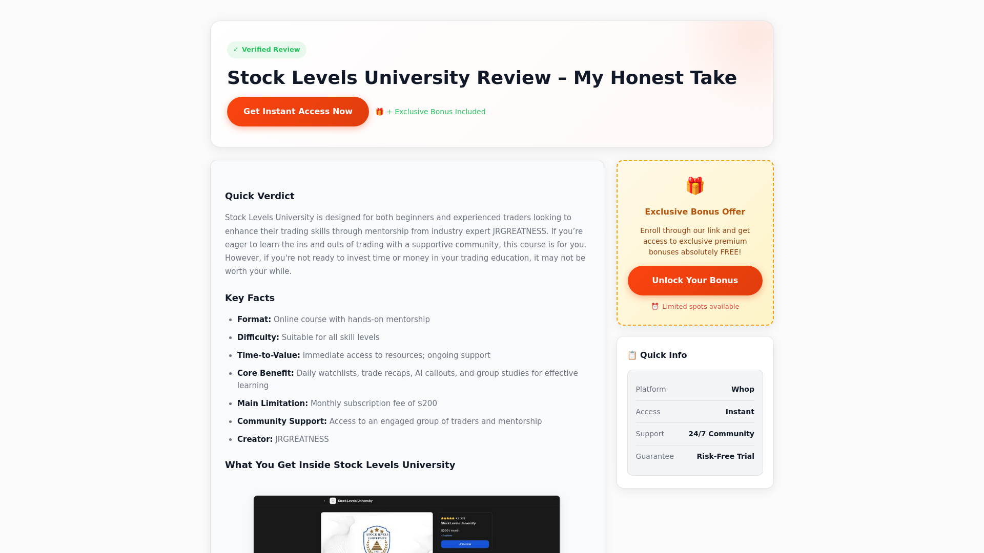 website screenshot of https://stock-levels-university-review.pages.dev/
