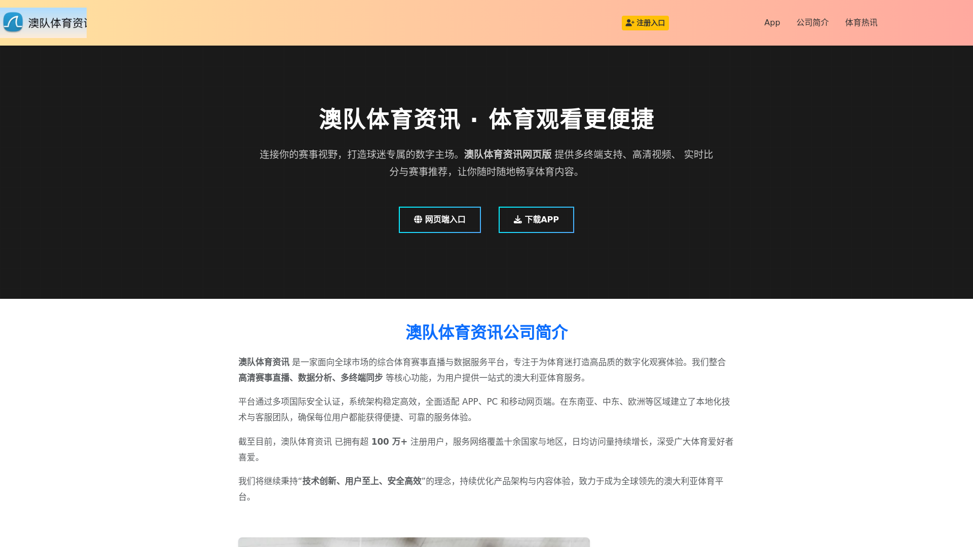 website screenshot of https://aoduisport.com