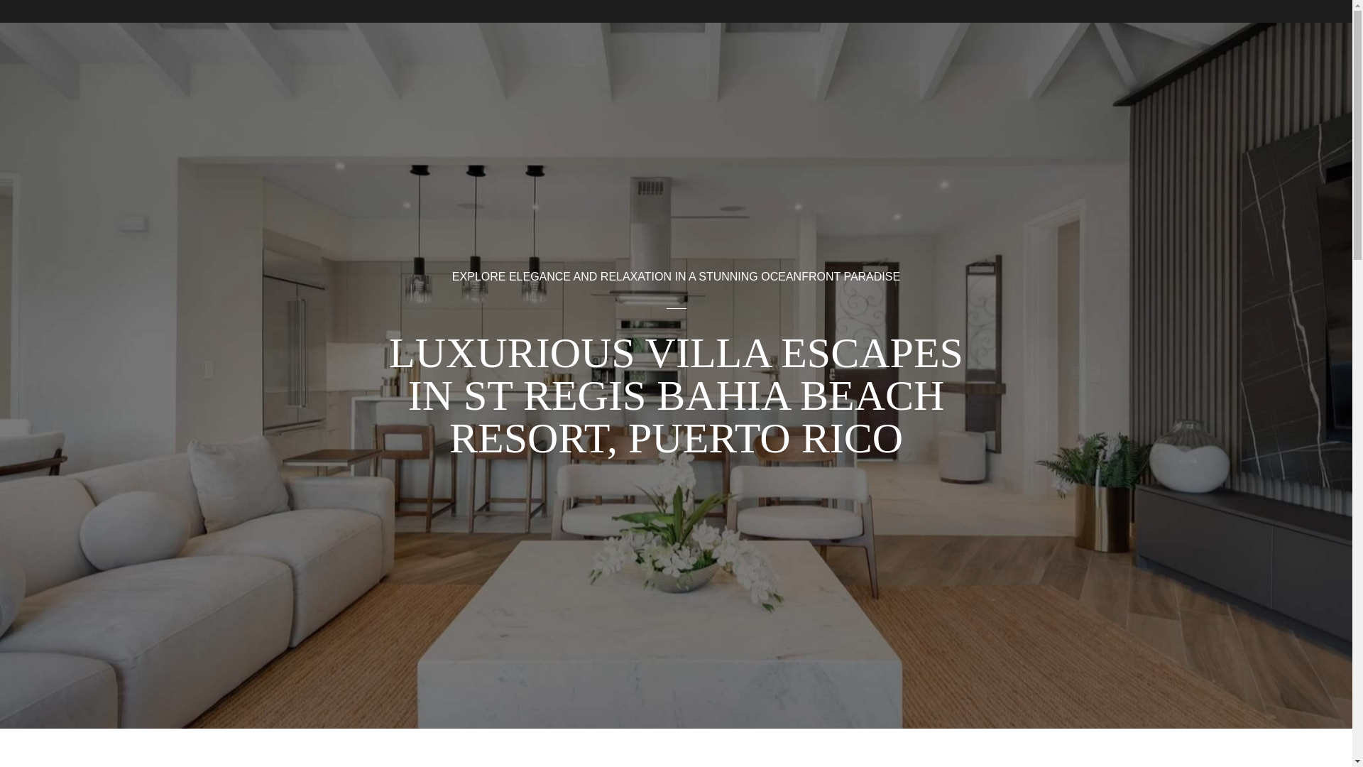 website screenshot of https://paradiseluxuryrentalspr.com/