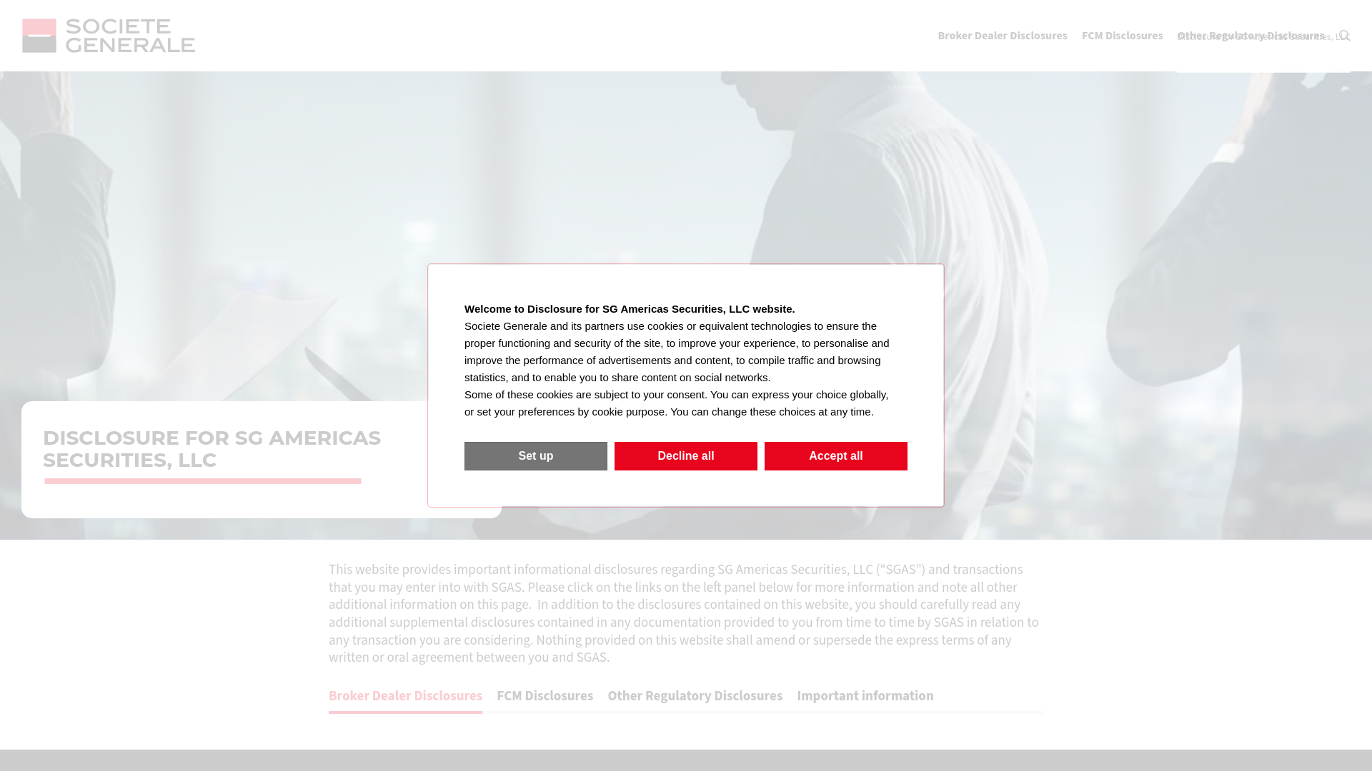 website screenshot of http://sgasdisclosure.com/