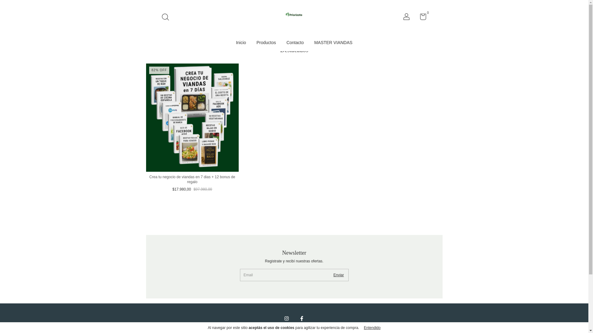 website screenshot of https://priorizatestore.store/