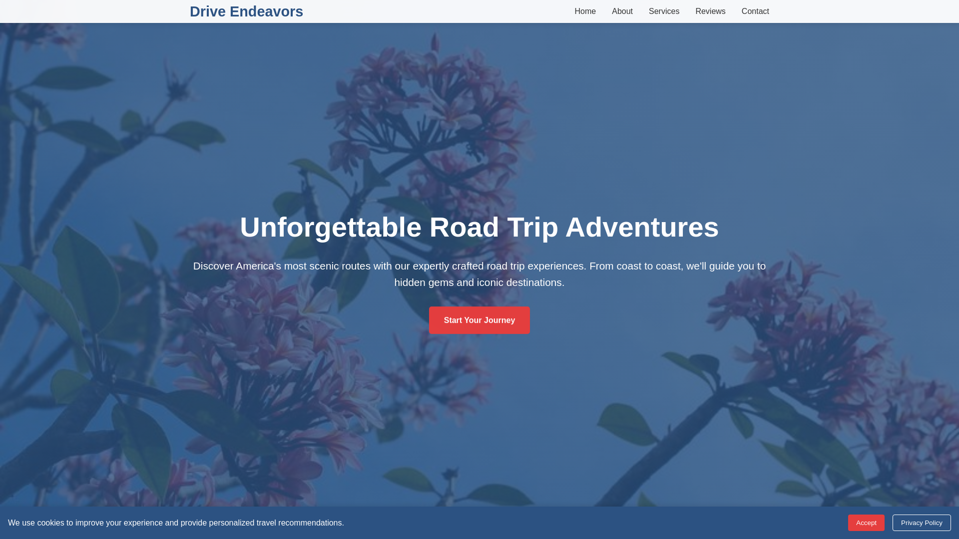 website screenshot of https://driveendeavors.cyou/