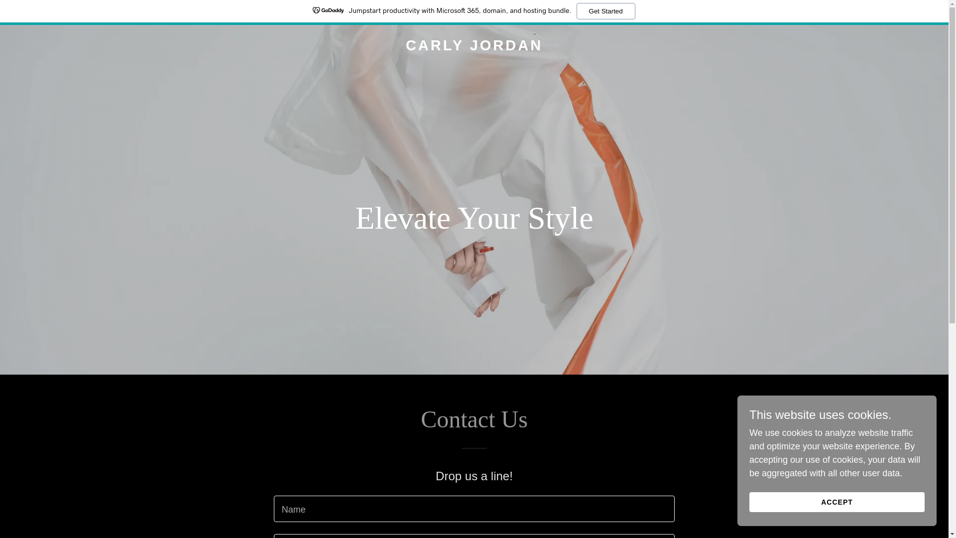 website screenshot of https://carly-jordan.com/