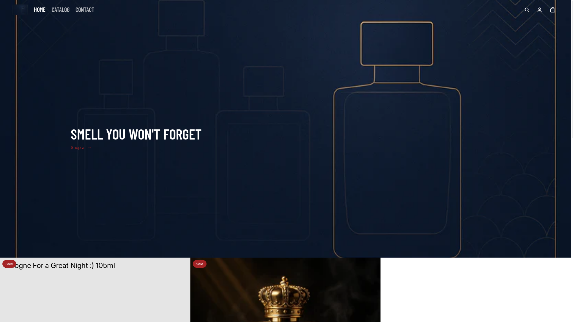 website screenshot of https://kingsscentcologne.com/