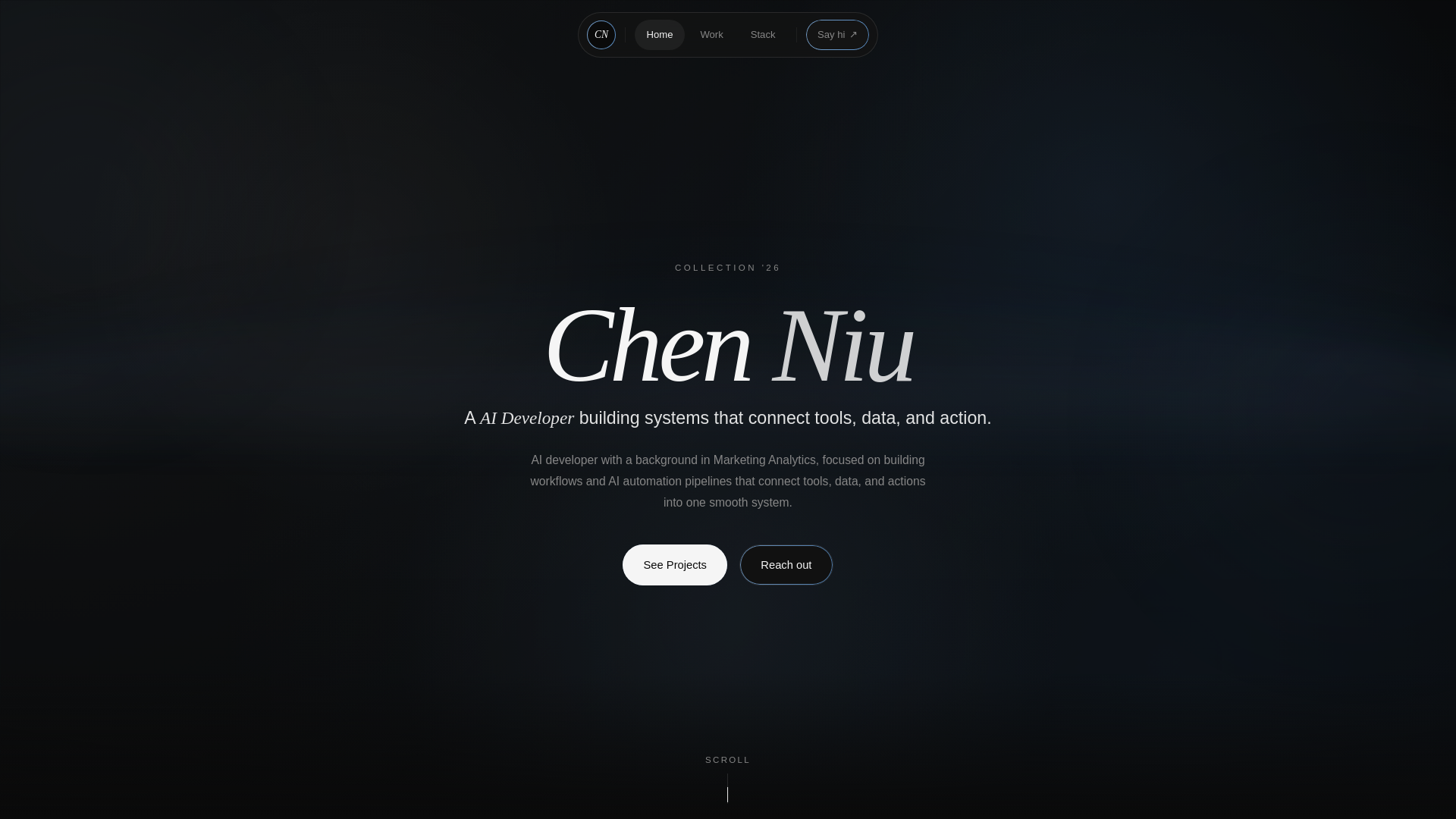 website screenshot of https://personal-web-demo.pages.dev/