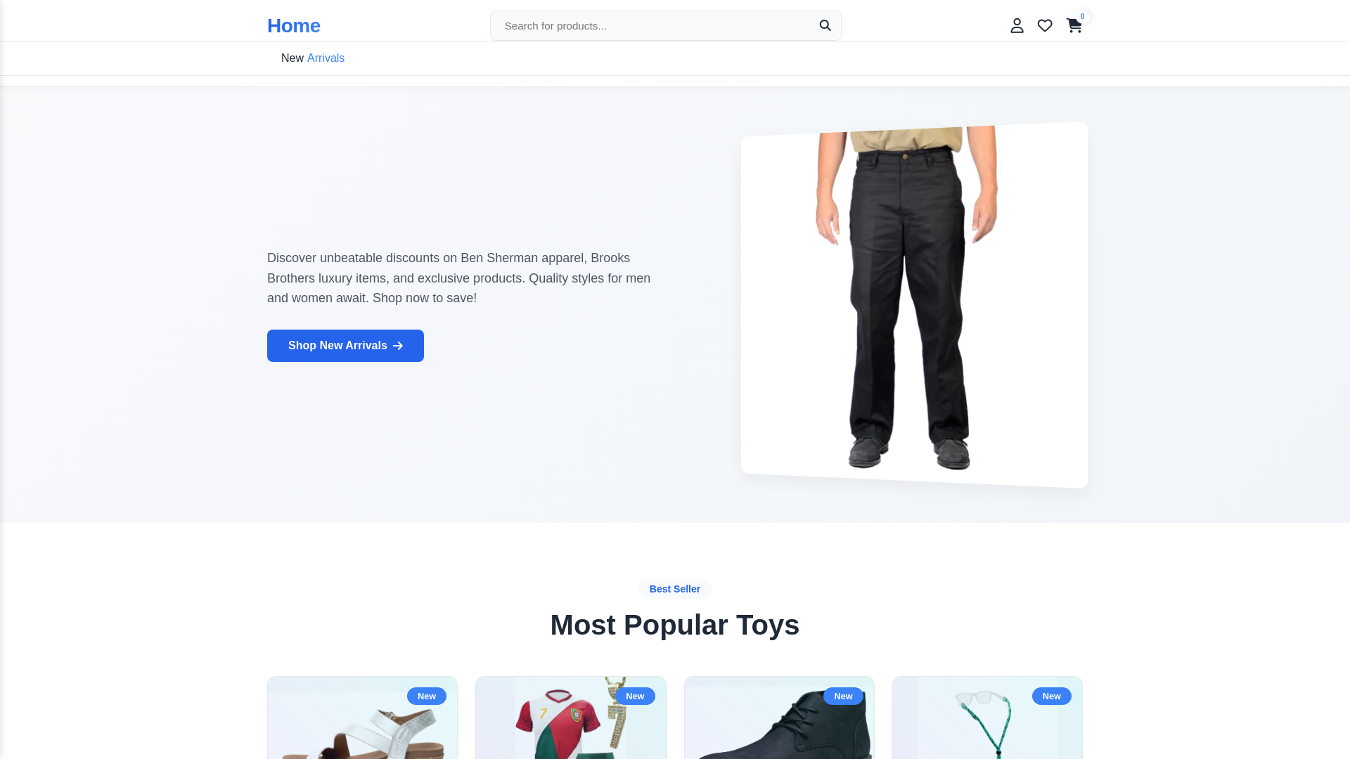 website screenshot of https://trecommunityboutique.com/