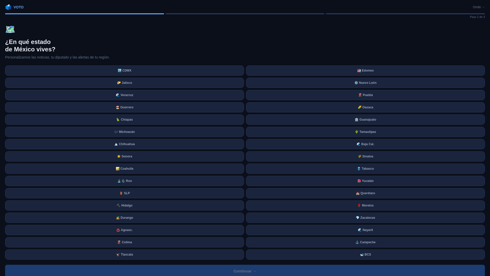 website screenshot of https://tequio.app/
