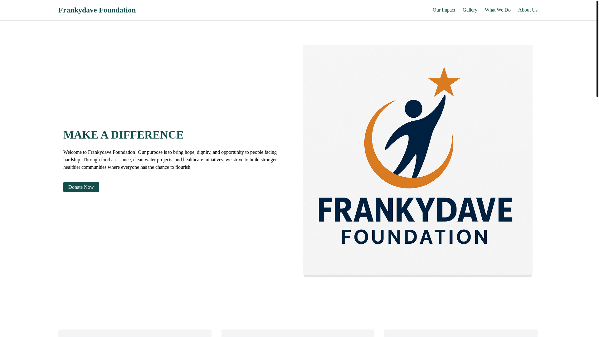 website screenshot of https://frankydave.pages.dev/