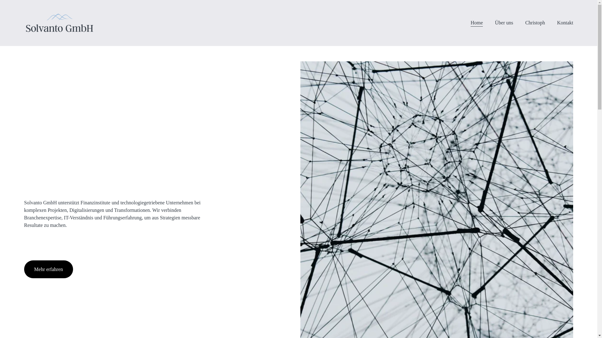website screenshot of https://solvanto.ch/